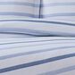 Pem America Truly Soft Curtis 2-Piece Twin XL Duvet Set in White and Grey, , large