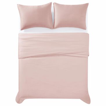 Pem America Christian Siriano New York 3-Piece Full/Queen Duvet Set in Blush, , large