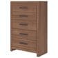 Ashley Broachmyn 5 Drawer Chest in Auburn, , large