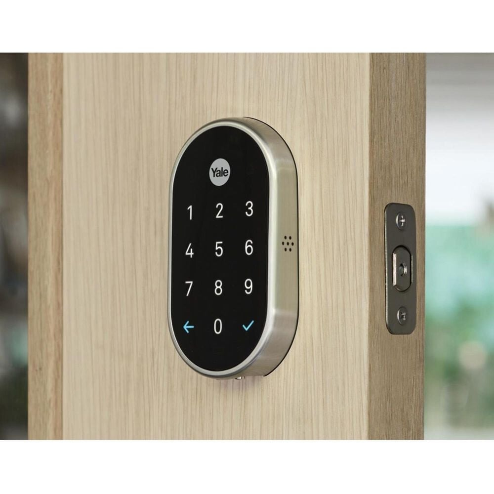 Google Nest x Yale Lock - Tamper-Proof Smart Deadbolt Lock with Nest  Connect - Satin Nickel