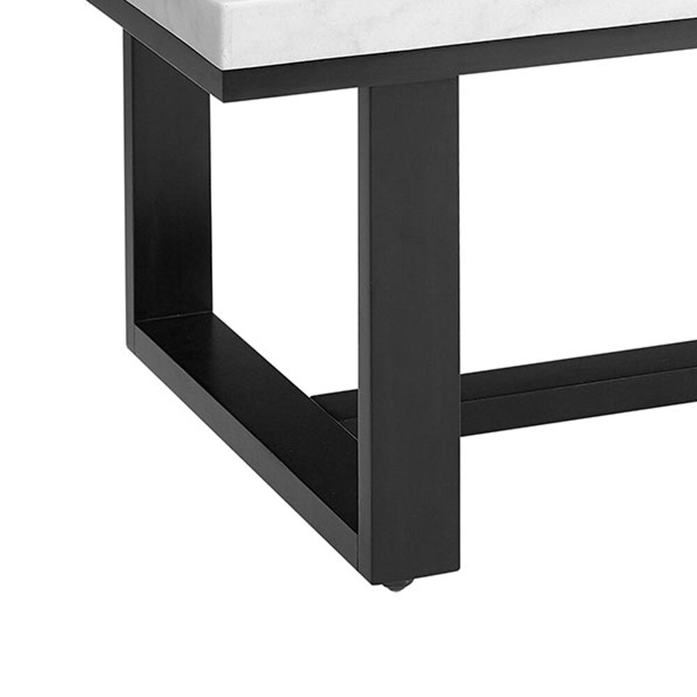 Crystal City Lucca Cocktail Table in Ebony and White, , large