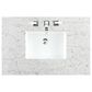 James Martin Vanities Laurent 36" Single Bathroom Vanity in Light Natural Oak with 3 cm Eternal Jasmine Pearl Quartz Top and Rectangular Sink, , large