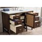 James Martin Vanities Addison 48" Single Bathroom Vanity in Mid Century Acacia with 3 cm Ethereal Noctis Quartz Top and Rectangular Sink, , large