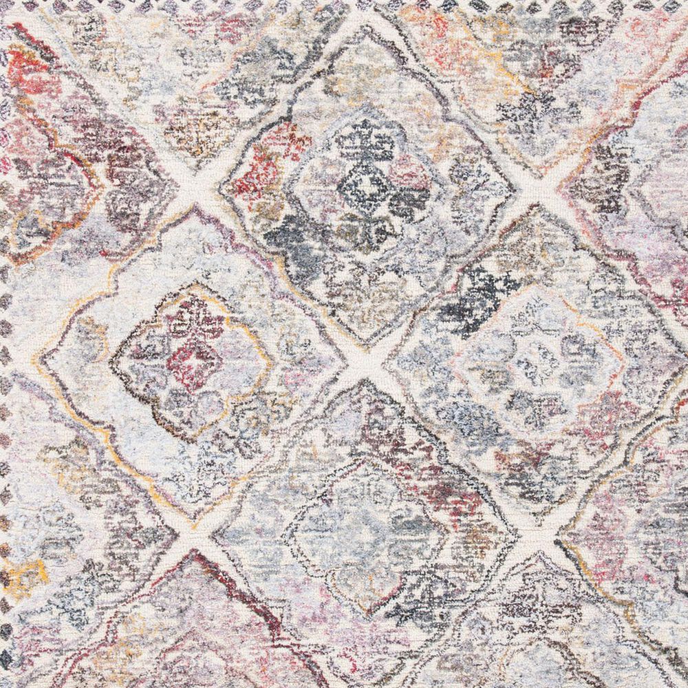 Safavieh Micro-Loop Oriental 2&#39;3&quot; x 9&#39; Grey and Ivory Runner, , large