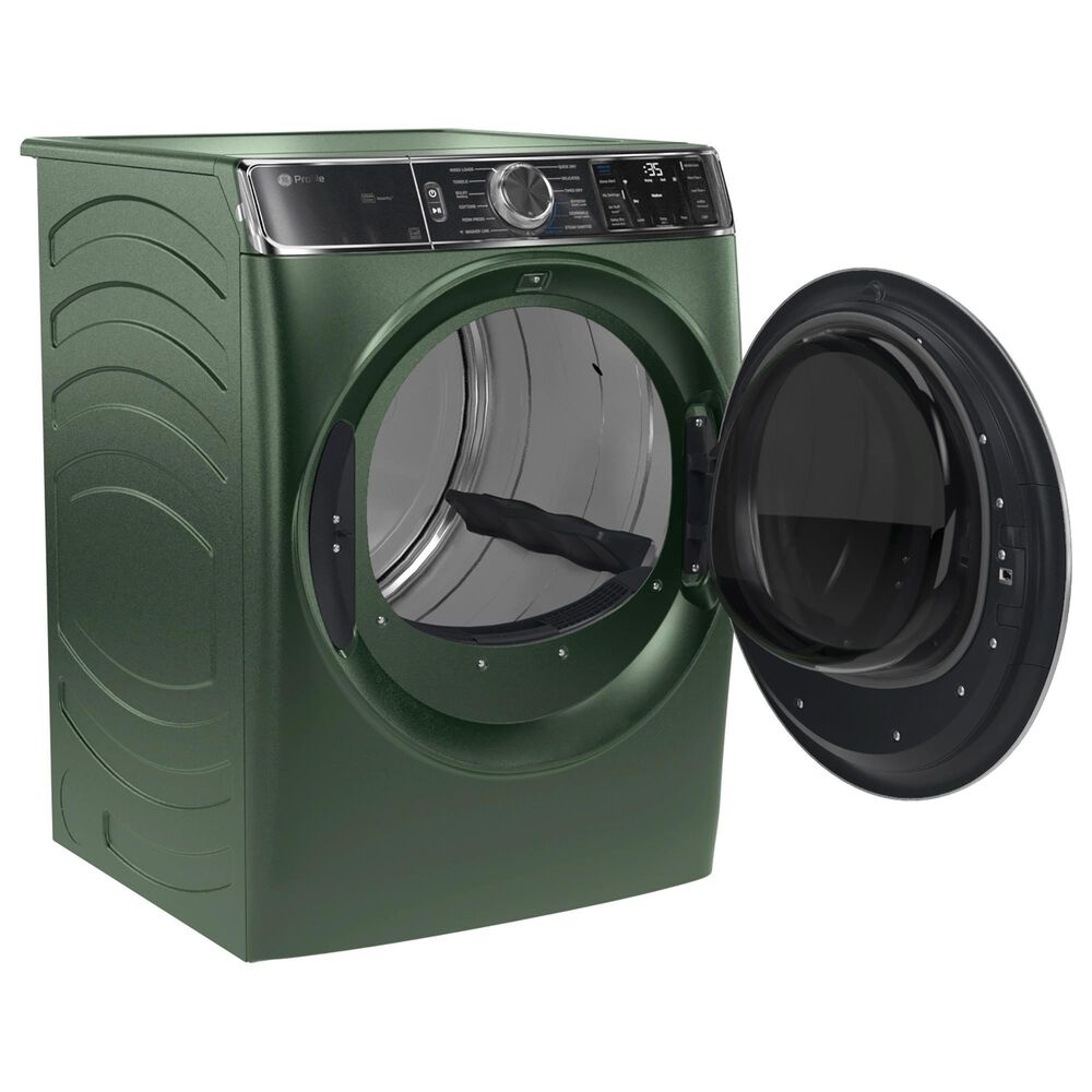 GE Profile 5.5 Cu. Ft. Smart Front Load Washer and 7.8 Cu. Ft. Gas Dryer Laundry Pair in Jade Green, , large