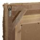 Maple and Jade 36" x 26" Wall Mirror with Frayed Edges in Brown, , large