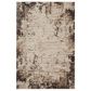 Loloi Leigh LEI-05 11"6" x 15"7" Ivory and Charcoal Area Rug, , large