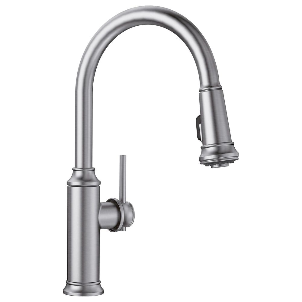 Blanco Empressa Pull-Down Kitchen Faucet 1.5 GPM in PVD Steel, , large