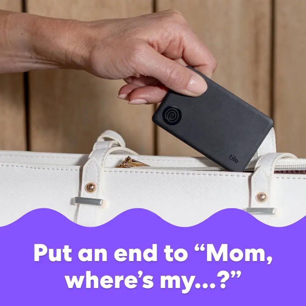 Tile by Life360 Tile Slim - Bluetooth Tracker - Black, , large