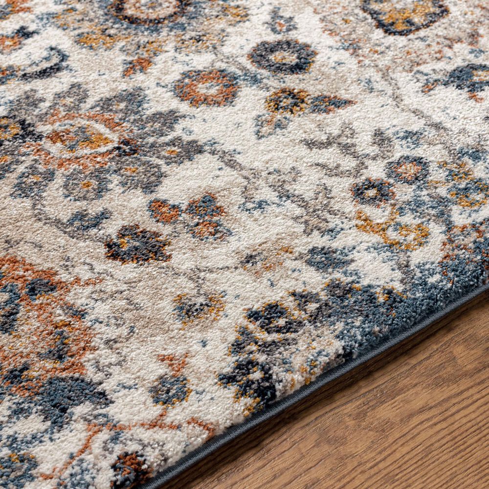 Surya Tuscany TUS-2331 Blue, Cream, Brown, Dusty Coral, Light Beige, Gray, Dark Blue and Bright Yellow 12&#39; x 15&#39; Area Rug, , large