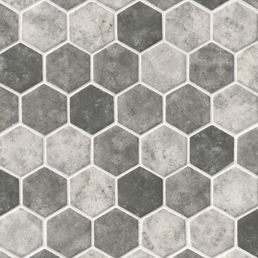 MS International Urban Tapestry 12" x 12" Glass Mosaic Sheet, , large