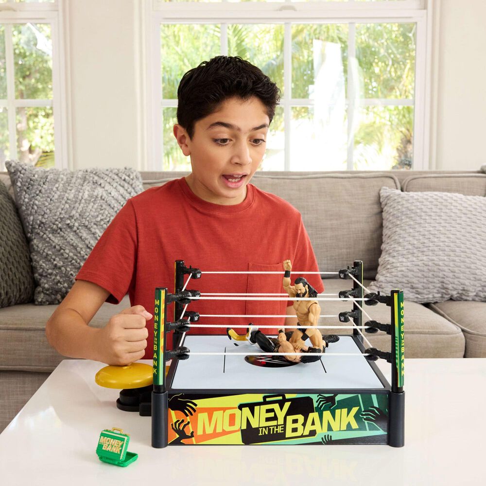 WWE Money in The Bank Cash-In Ring Playset in Multicolor, , large