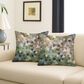 Dalyn Rug Company Kaleidoscope 22" Square Throw Pillow in Cactus, Olive, Plum, Pink, Teal, Purple and Brown, , large