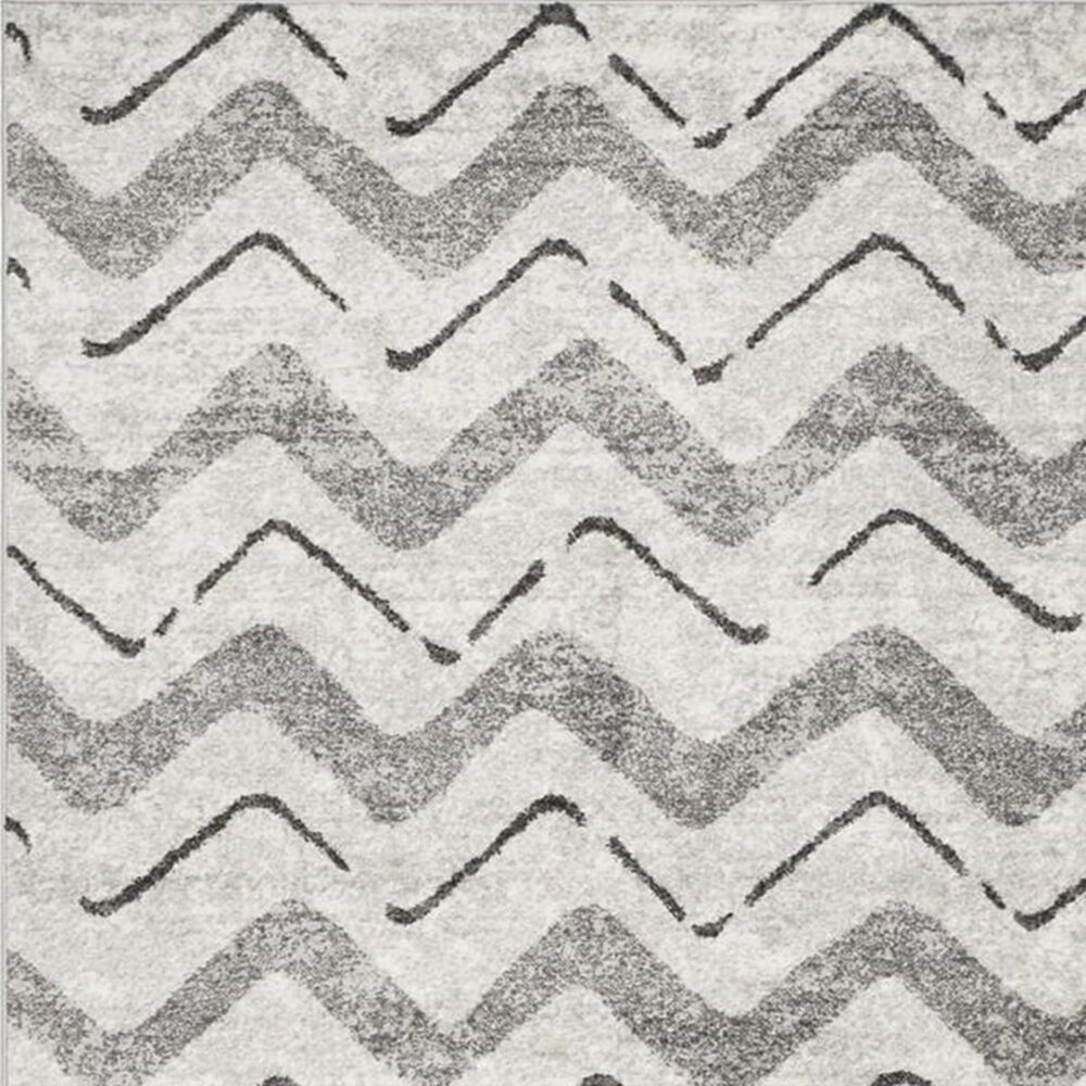 Safavieh Adirondack ADR121P 2&#39;6&quot; x 12&#39; Silver and Charcoal Runner, , large