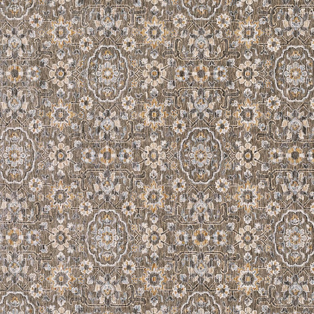 Oriental Weavers Maharaja Ames 532D 7&#39;10&quot; x 10&#39;10&quot; Grey and Tan Area Rug, , large