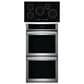 Frigidaire 2-Piece Kitchen Package with Stainless Steel 27" Built-In Convection Double Wall Oven and Black 36" Induction Cooktop, , large