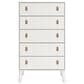 Ashley Aprilyn 5-Drawer Chest in White, , large