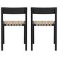 Zuo Modern Draco Outdoor Dining Chair in Black (Set of 2), , large