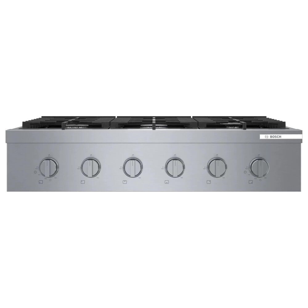 Bosch 36&quot; Gas Cooktop with 6 Burners in Stainless Steel, , large