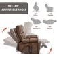 Hearth and Haven Large Power Lift Recliner in Brown, , large