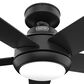 Hunter Zayden 52" Ceiling Fan with LED Light in Matte Black, , large