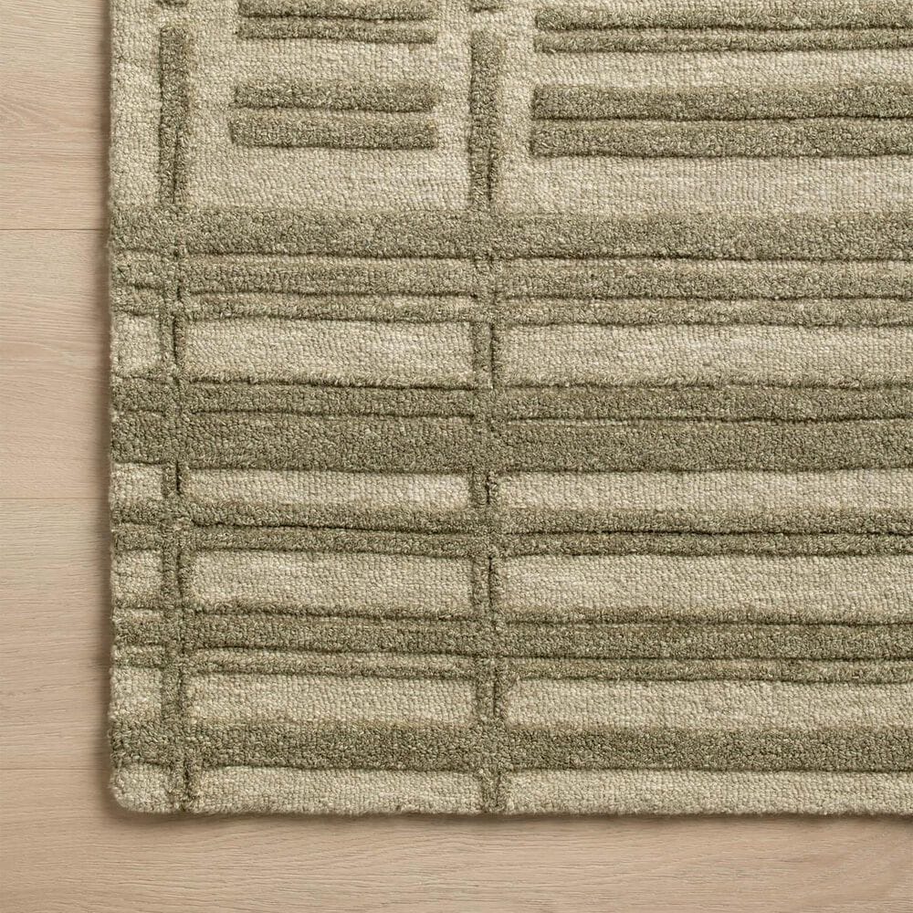 Chris Loves Julia x Loloi Bradley 3&#39; x 7&#39; Sage and Olive Area Rug, , large