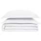 Pem America London Fog Garment Wash 3-Piece Full/Queen Comforter Set in White, , large