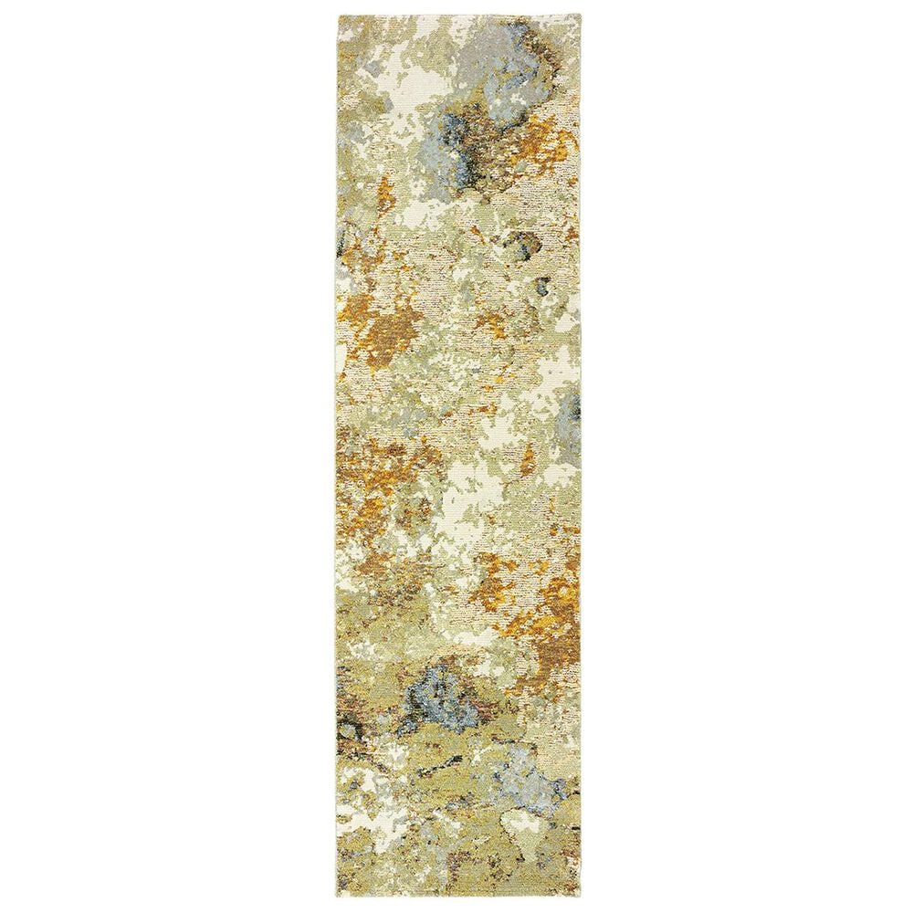 Oriental Weavers Evolution 8031B 2"6" x 12" Gold and Beige Runner, , large