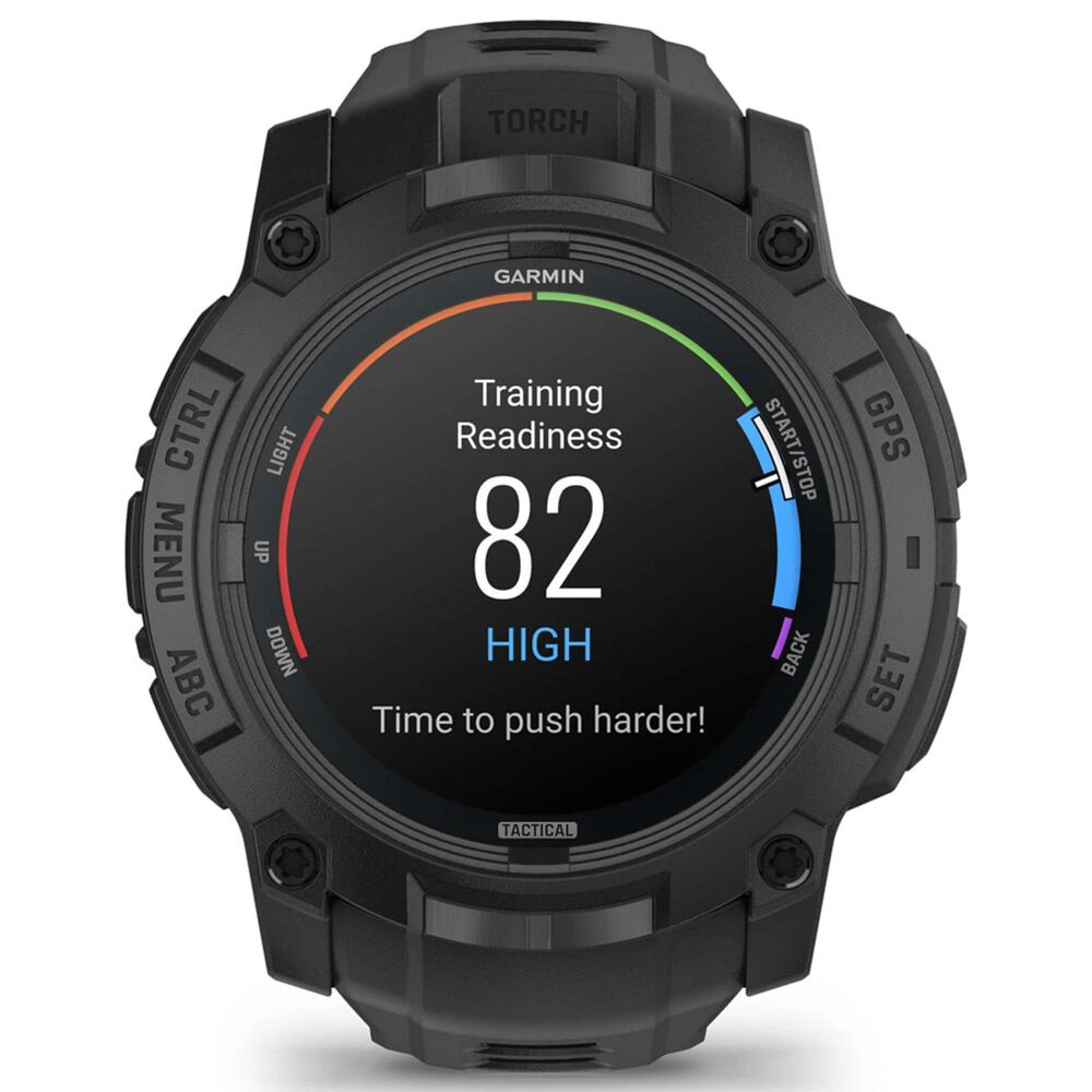 Garmin Instinct 3 AMOLED Tactical Edition Smartwatch 50mm in Black, , large