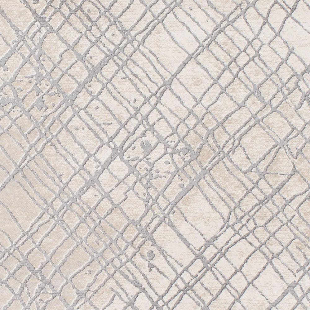 Surya Tibetan TBT-2314 5&#39;3&quot; x 7&#39;6&quot; Gray, Cream and Taupe Area Rug, , large