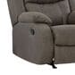 Ashley First Base Manual Recliner in Gunmetal, , large