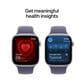 Apple Watch Series 11 (GPS+Cellular) 46mm Aluminum Case with Purple Fog Sport Band - M/L - Silver - (2025), , large