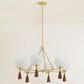 Mitzi Lighting Niya 6-Light Chandelier in Aged Brass, , large