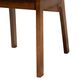 Baxton Studio Damara Side Chair with Sand Cushion in Walnut Brown (Set of 2), , large