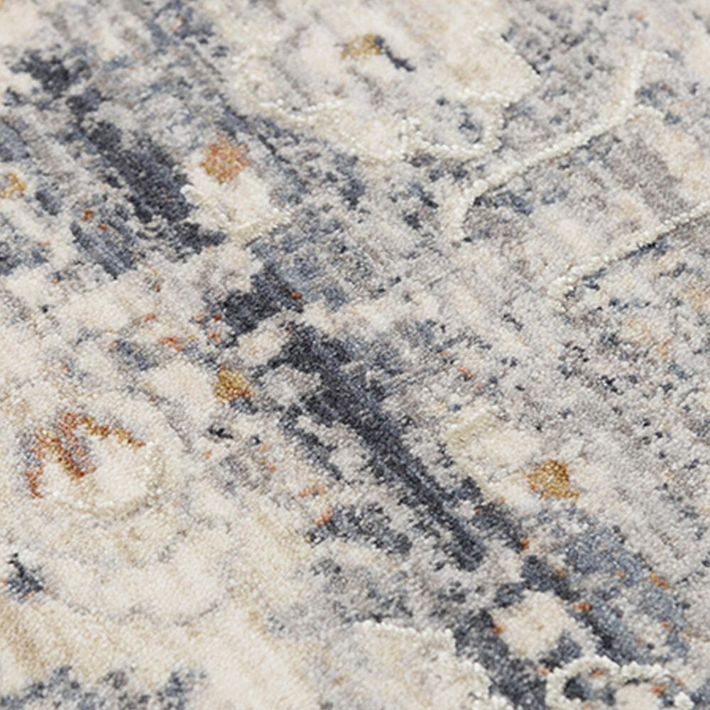 RIZZY Iconic 3&#39;11&quot; x 5&#39;6&quot; Blue and Neutral Area Rug, , large