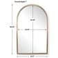 Uttermost Vestry Arch Leaner Mirror in Antique Brass, , large