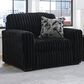 Ashley Midnight-Madness Chair and a Half in Onyx, , large