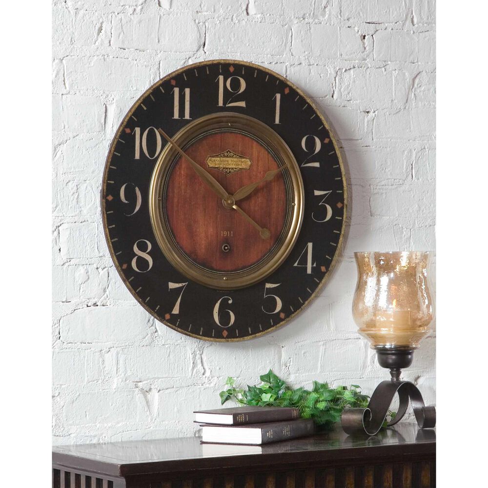 Uttermost Alexandre 23&quot; Clock, , large