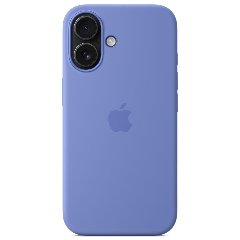 Apple Silicone Case with MagSafe for iPhone 16 in Periwinkle, , large