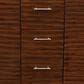 James Martin Vanities Metropolitan 72" Double Bathroom Vanity in American Walnut and Chrome with 3 cm White Zeus Quartz Top and Rectangular Sinks, , large