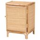 Baxton Studio Kiara 2-Shelf Nightstand in Natural, , large