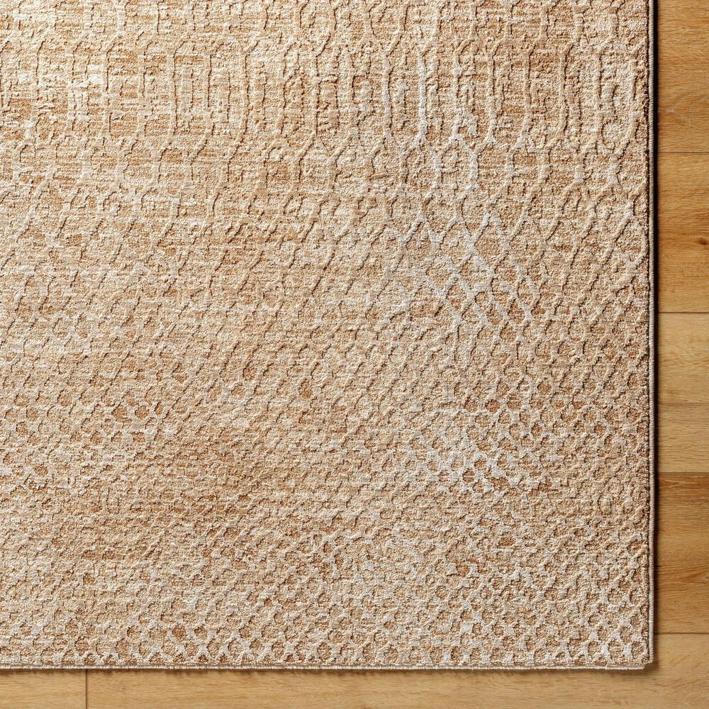 Surya Masterpiece MPC-2302 Beige, Tan and Medium Brown 2&#39;7&quot; x 7&#39;3&quot; Runner, , large