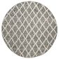 Safavieh Natura NAT711C 6" Round Ivory and Black Area Rug, , large