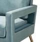 Baxton Studio Leland Arm Chair in Light Blue, , large