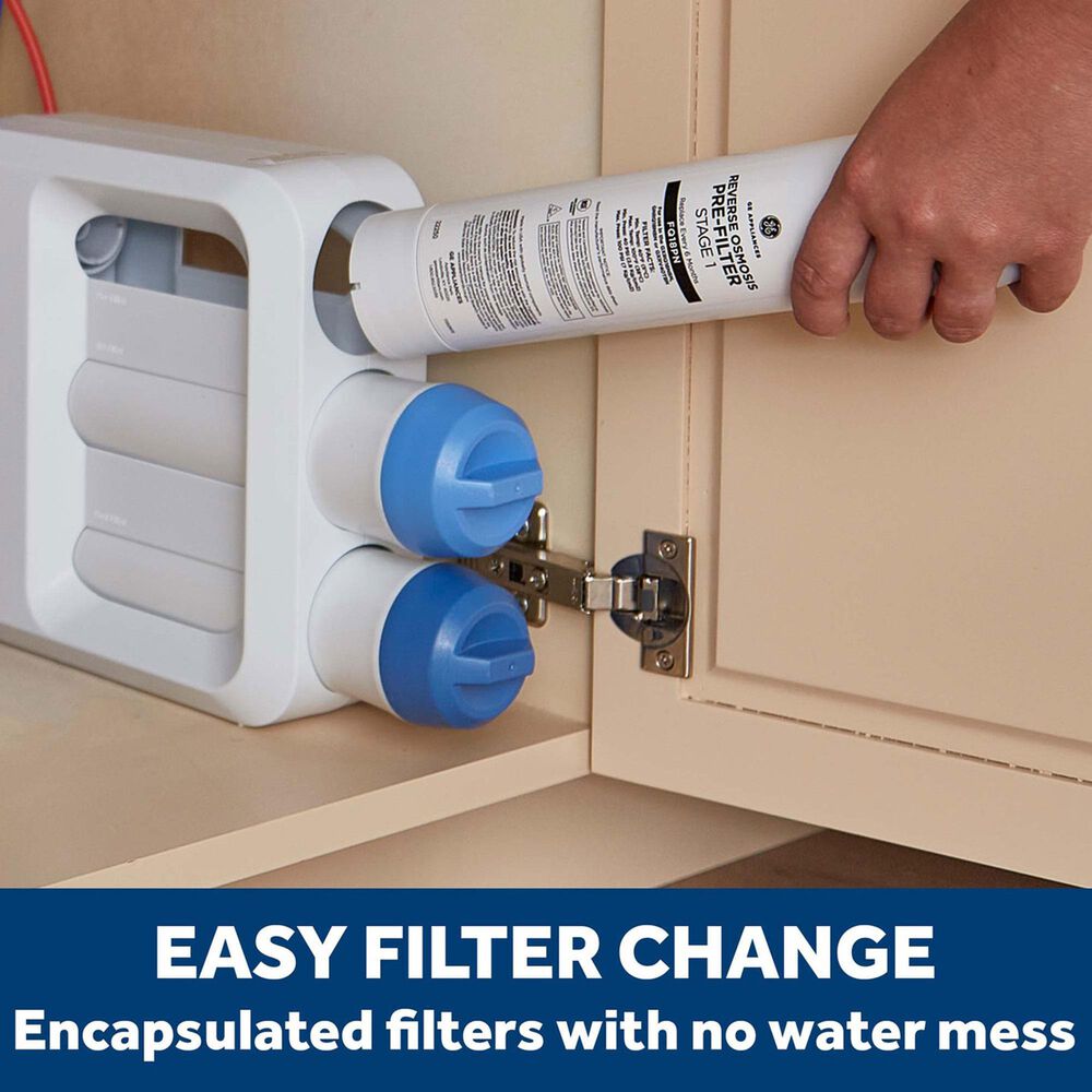 GE Appliances Reverse Osmosis Filtration System in Brushed Nickel, , large