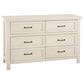Eastern Shore Westfield 3 Piece Full Platform Panel Bedroom Set with Dresser and Nightstand in Brushed White, , large