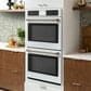 Cafe 30" Smart Double Electric Wall Oven with Convection in Matte White and Brushed Black, , large