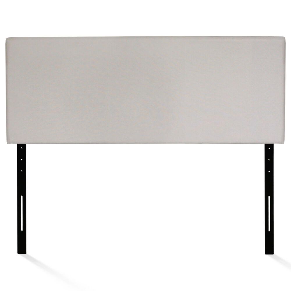HOMLUX Roanne Full Plain Headboard in Fog, , large