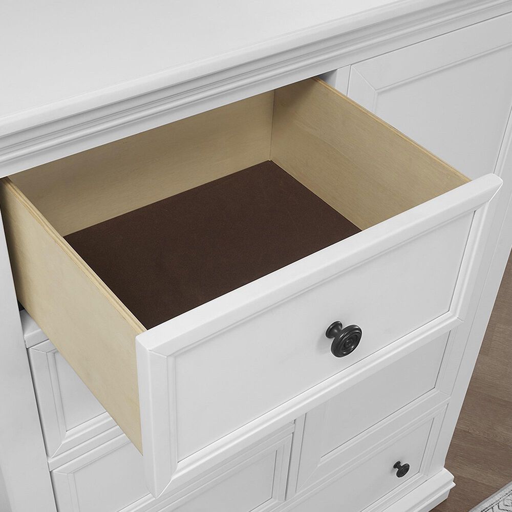Sorelle Portico 6-Drawer Double Dresser in White, , large