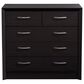 CorLiving Newport 5 Drawer Dresser in Black Oak, , large